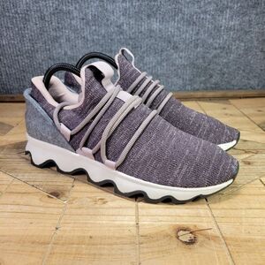 SOREL Kinetic Lace Women's 9.5 Knit Purple Sage Athletic‎ Shoe Comfort Running